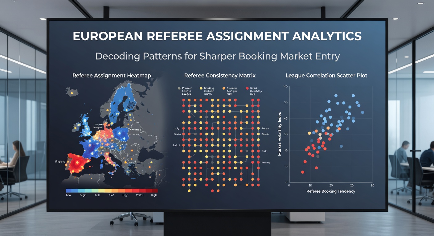 Statistische Auswertung von Schiedsrichterleistungen auf einem Bildschirm