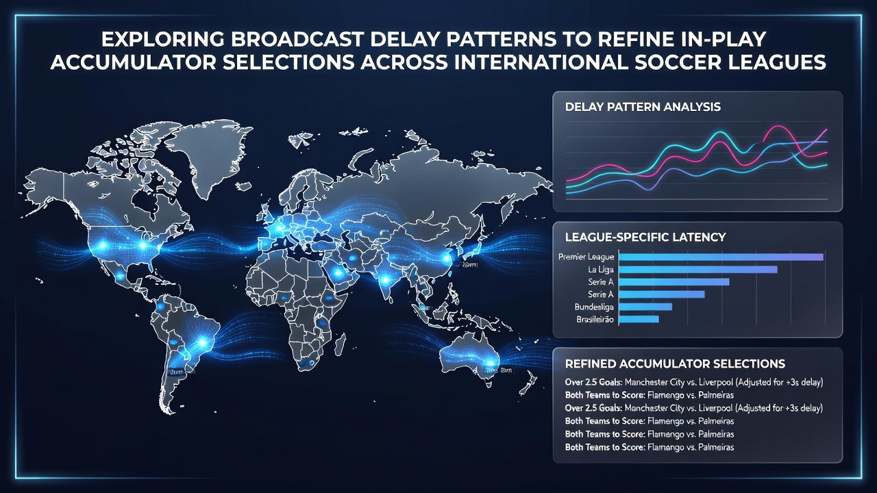 Analyse von Broadcast-Verzögerungen in internationalen Fußballübertragungen mit Fokus auf Timing-Muster für Live-Wetten