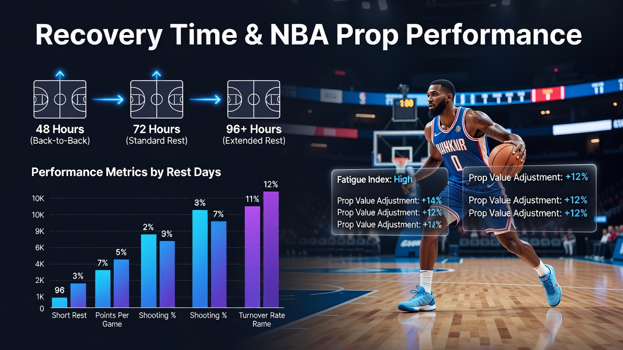 Darstellung von Spielerstatistiken und Erholungseffekten in der NBA