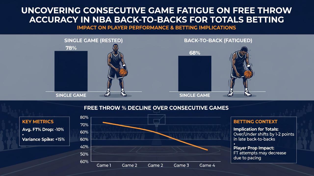 Statistische Auswertung von Freiwurfdaten in NBA-Back-to-Backs für Totals-Wettstrategien