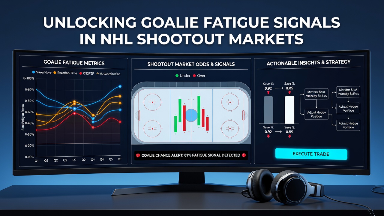 Vergleich von Torhüterstatistiken vor und nach Belastungsspitzen in der NHL