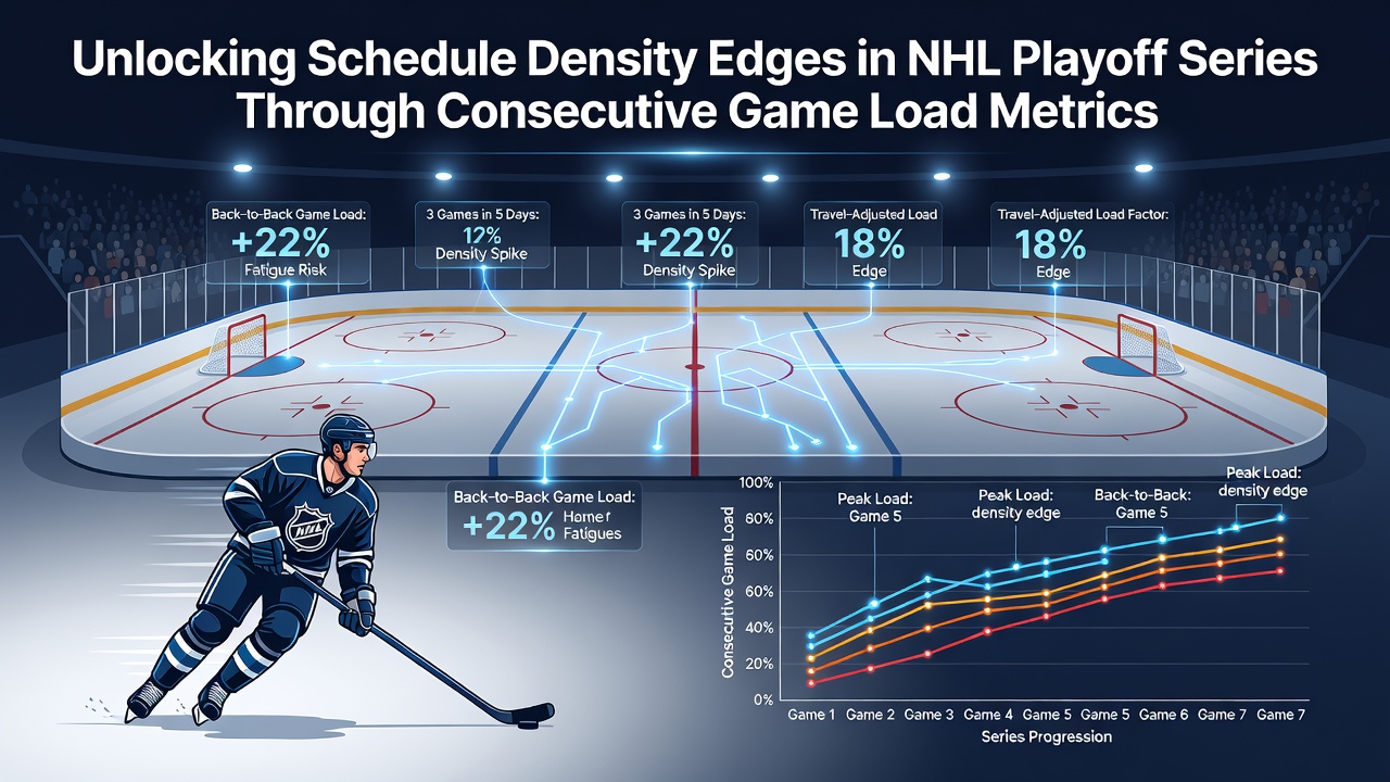 Analyse der Belastungskurven in aufeinanderfolgenden NHL-Spielen