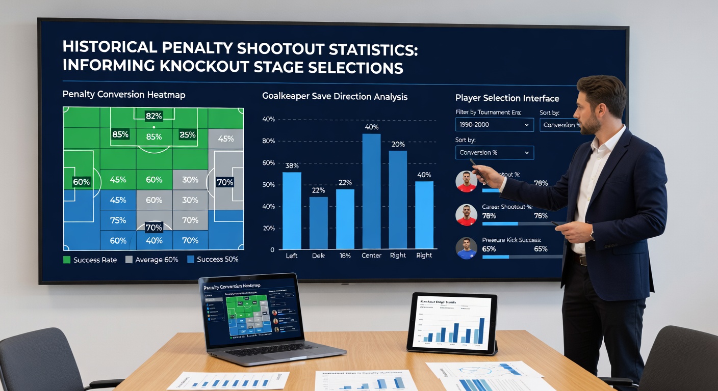 Statistische Muster bei Elfmeterschießen in Fußballturnieren